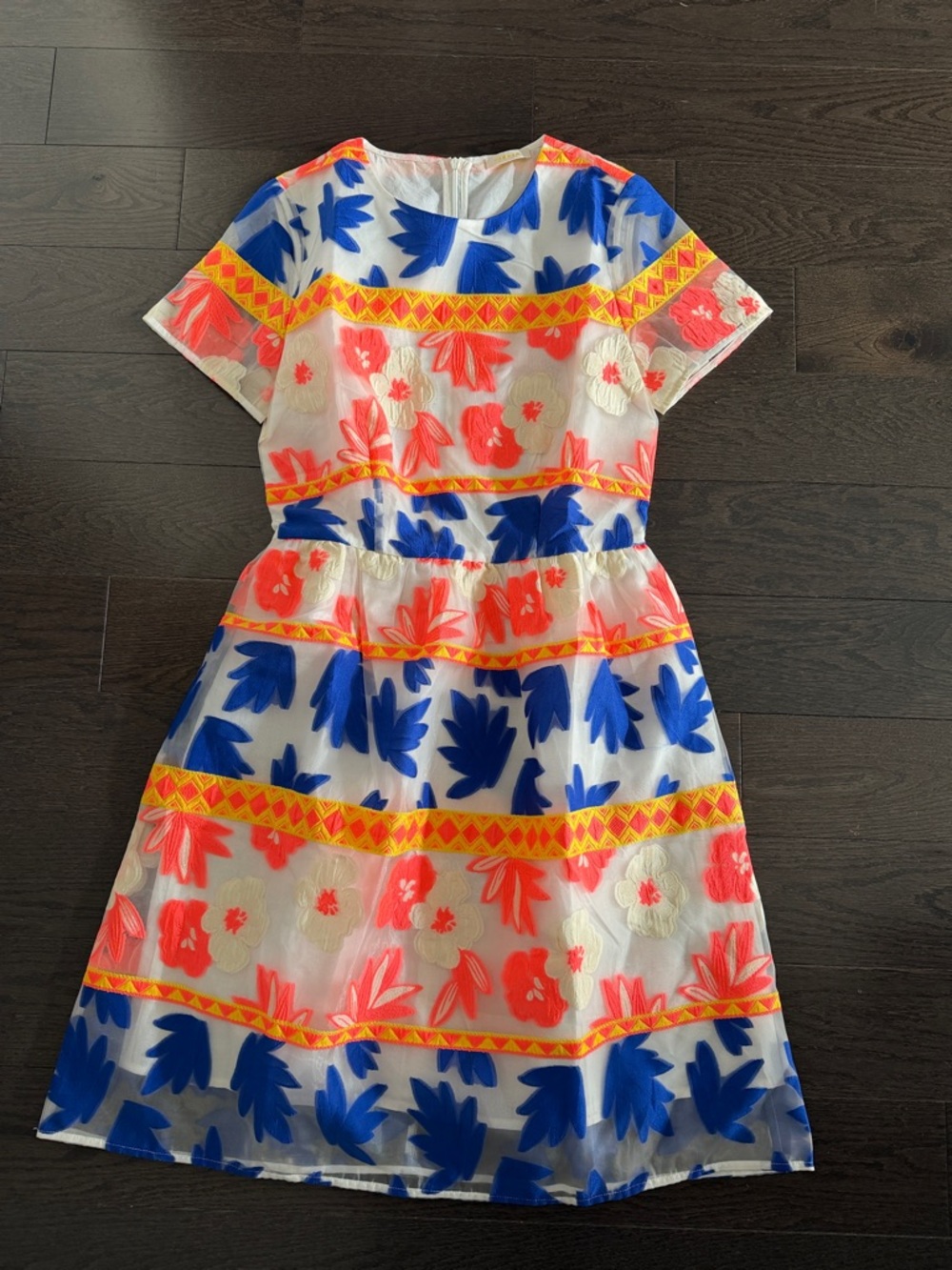 P.A.R.O.S.H floral tea length dress Small